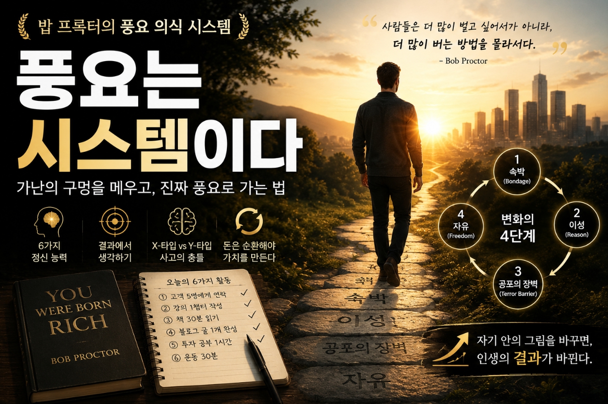 풍요 의식 재프로그래밍 — 밥 프록터의 사고 시스템 이미지